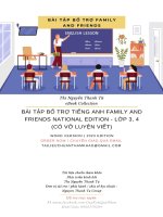 Bài Tập Bổ Trợ - Family and Friends 3