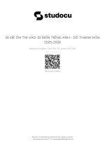 36 de on thi vao 10 mon tieng anh so thanh hoa 2025 2026