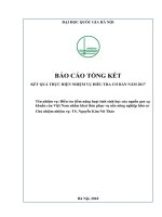 00060000536 Điều tra tiềm năng hoạt tính sinh học của nguồn gen xạ khuẩn của việt nam nhằm khai thác phục vụ nền nông nghiệp hữu cơ
