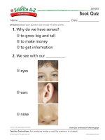 07 k 2 senses book quiz   mid