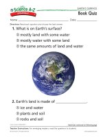 04 k 2 earthsurface book quiz   mid