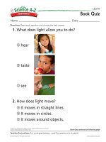 04 k 2 light book quiz   mid