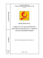 Nghiên cứu xây dựng bản đồ số sử dụng phương pháp học sâu và thiết kế quỹ đạo chuyển động