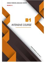 Giáo trình intensive b1