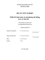 Đồ Án tốt nghiệp thiết kế tính toán và mô phỏng hệ thống treo xe bán tải