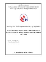 Tìm hiểu các phương pháp và quy trình sản xuất etanol tận dụng từ phế phụ liệu của công nghệ chế biến thực phẩm