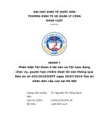 Phân biệt tội tham Ô tài sản và tội lạm dụng chức vụ, quyền hạn chiếm Đoạt tài sản thông qua bản Án số 4322019hspt ngày 26072019 toà Án nhân dân cấp cao tại hà nội