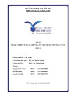 Đồ Án Đề tài thiết kế ly hợp ma sát khôxetoyotavios2015 g