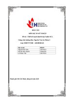 Báo cáo môn dự Án kỹ thuật Đề tài  thiết kế mạch khuếch Đại audio ocl