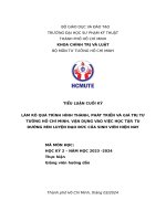 Làm Rõ Quá Trình Hình Thành, Phát Triển Và Giá Trị Tư Tưởng Hồ Chí Minh. Vận Dụng Vào Việc Học Tập, Tu Dưỡng Rèn Luyện Đạo Đức Của Sinh Viên Hiện Nay.pdf