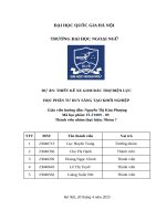 Dự Án thiết kế xe gom rác trợ Điện lực học phần tư duy sáng tạo khởi nghiệp