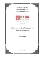 Đồ Án Cdio 4 Tính Toán Thiết Kế Ly Hợp Ô Tô.pdf