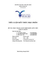 Đề Tài Thực Trạng Xuất Nhập Khẩu Giữa Việt Nam Và Asean.pdf