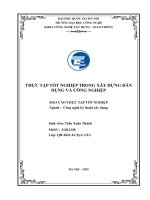 Thực tập tốt nghiệp trong xây dựng dân dụng và công nghiệp báo cáo thực tập tốt nghiệp