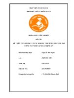 Khóa luận tốt nghiệp Kế toán kiểm toán: Kế toán tiền lương và các khoản trích theo lương tại Công ty TNHH Tập đoàn Định An