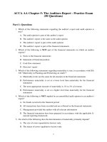 Chapter 5   acca f8 the auditors report mcqs