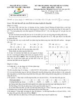 Đề OLYMPIC Trại Hè Hùng Vương - Môn Hóa 10+11 - 2025
