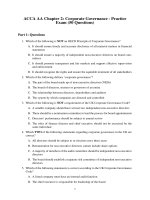 Chapter 2  f8 acca  corporate governance mcqs