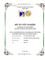 Đề tài giải pháp nâng cao hiệu quả vận hành lưới Điện 220kv khu vực miền trung
