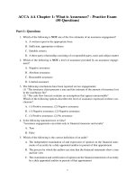 Chapter 1  f8 acca  what is assurance