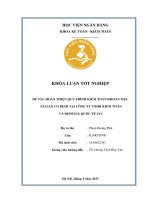 Khóa luận tốt nghiệp Kế toán kiểm toán: Hoàn thiện quy trình kiểm toán khoản mục tài sản cố định tại Công ty TNHH Kiểm toán và Định giá Quốc tế IAV