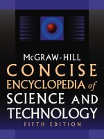 Concise encyclopedia of science & technology, fith edition