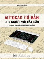 Autocad Cơ Bản Cho Người Mới Bắt Đầu (Dành Cho Phiên Bản Autocad 2009.2020).Pdf