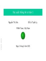 [Pima 2025] bài giảng 3   xác suất thống kê cơ bản 1