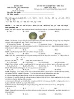 Đề thi thử tn thpt 2025   cấu trúc mới   môn hóa học   Đề 18   file word có lời giải