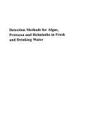 Detection methods for algae, protozoa and helminths in fresh and drinking water