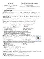 Đề thi thử tn thpt 2025   cấu trúc mới   môn hóa học   Đề 12   file word có lời giải