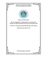 Đề tài nghiên cứu khoa học: Xây dựng hệ thống nhận diện đám cháy bằng AI
