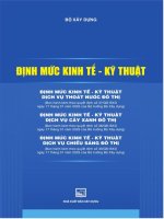 Định mức kinh tế - kỹ thuật, Vụ Khoa học - Công nghệ, Bộ Xây dựng