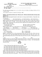 Đề thi thử tn thpt 2025   cấu trúc mới   môn hóa học   Đề 19   file word có lời giải
