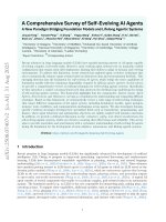 A comprehensive survey of self evolving ai agents