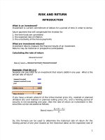 Topic Risk And Return Questions.pdf