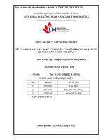 BÁO CÁO THỰC TẬP| ĐÁNH GIÁ TÁC ĐỘNG CỦA DỰ ÁN CĂN HỘ ĐẾN QUY HOẠCH VÀ QUẢN LÝ ĐẤT TẠI ĐÔ THỊ DĨ AN 2025