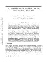 RE 4 : SCIENTIFIC COMPUTING AGENT WITH REWRITING, RESOLUTION, REVIEW AND REVISION