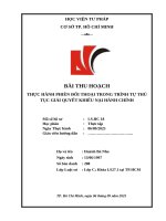 Bài thu hoạch hồ sơ LS.HC.18