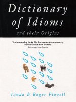 Dictionary of idioms and their origins