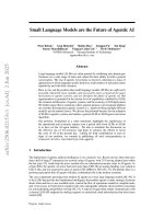 Small Language Models are the Future of Agentic AI