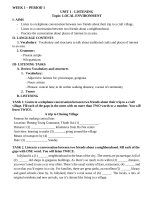 Giáo Án tiếng anh 9 global 9 cả năm