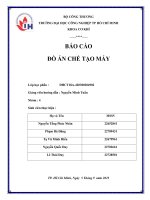 IUH | Đồ án môn Công nghệ chế tạo máy | Nhóm 4