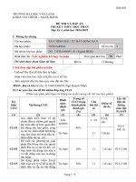 Đề thi kết thúc học phần học kì 2 môn tài chính Đầu tư bất Động sản năm 2024 2025 có Đáp Án