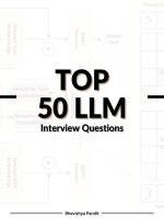 Tổng hợp 50 câu hỏi phỏng vấn về LLM - TOP 50 LLM