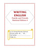 Full handwwriting Family and Friend 4
