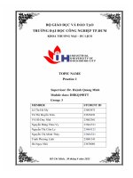 IUH | Tiểu luận nhóm môn học Marketing Quốc tế | Nghiên cứu và phân tích DN Tina Zita trong thời kỳ COVID 19