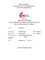 IUH | KHÓA LUẬN TỐT NGHIỆP | THIẾT KẾ HỆ THỐNG ĐO TÍN HIỆU MẠCH ĐẬP CỔ TAY THEO PHƯƠNG PHÁP BẮT MẠCH CỦA ĐÔNG Y