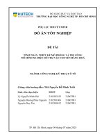 Đồ Án tốt nghiệp tính toán thiết kế mô phỏng và thi công mô hình xe Điện hỗ trợ vận chuyển hàng hóa