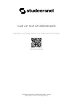 Bài giảng dân sự 2